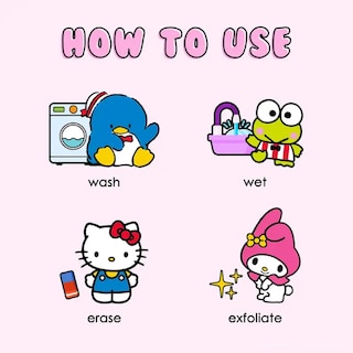 Foto 6 | Set De Borradores De Maquillaje Para 7 Días, Original De Hello Kitty And Friends - Venta Internacional.