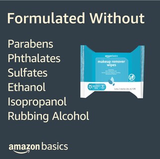 Foto 3 | Toallitas Desmaquillantes Amazon Basics Hidratantes 150 Toallitas X6 - Venta Internacional.