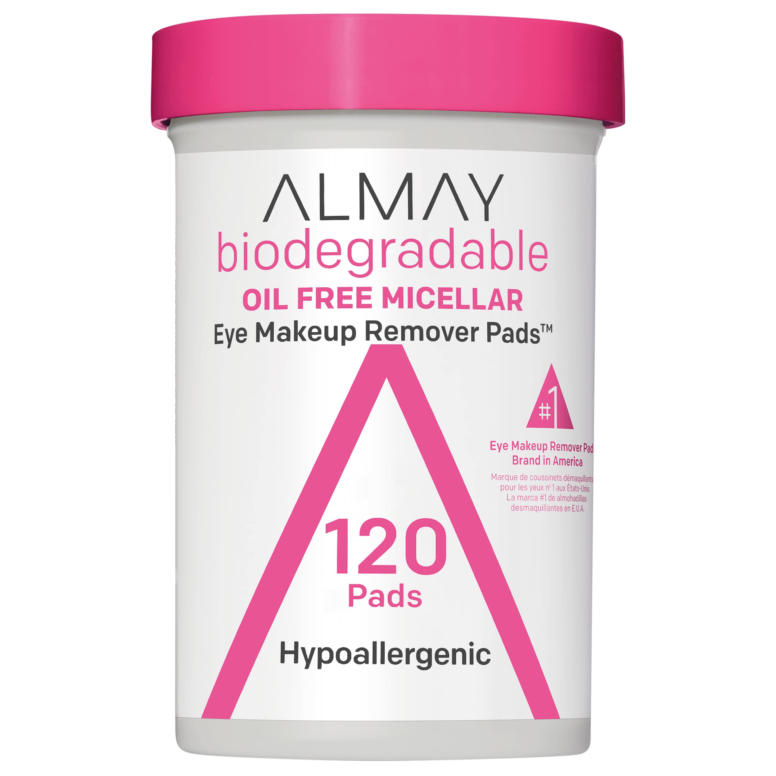 Foto 2 pulgar | Almohadillas Desmaquillantes Almay Biodegradables Micellar 120 Unidades - Venta Internacional.