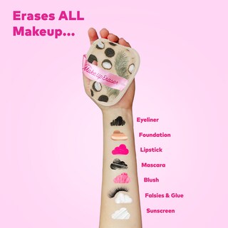 Foto 2 | Set De Borradores De Maquillaje Para 7 Días Que Borra Todo El Maquillaje Con Solo Agua Y Coco - Venta Internacional.