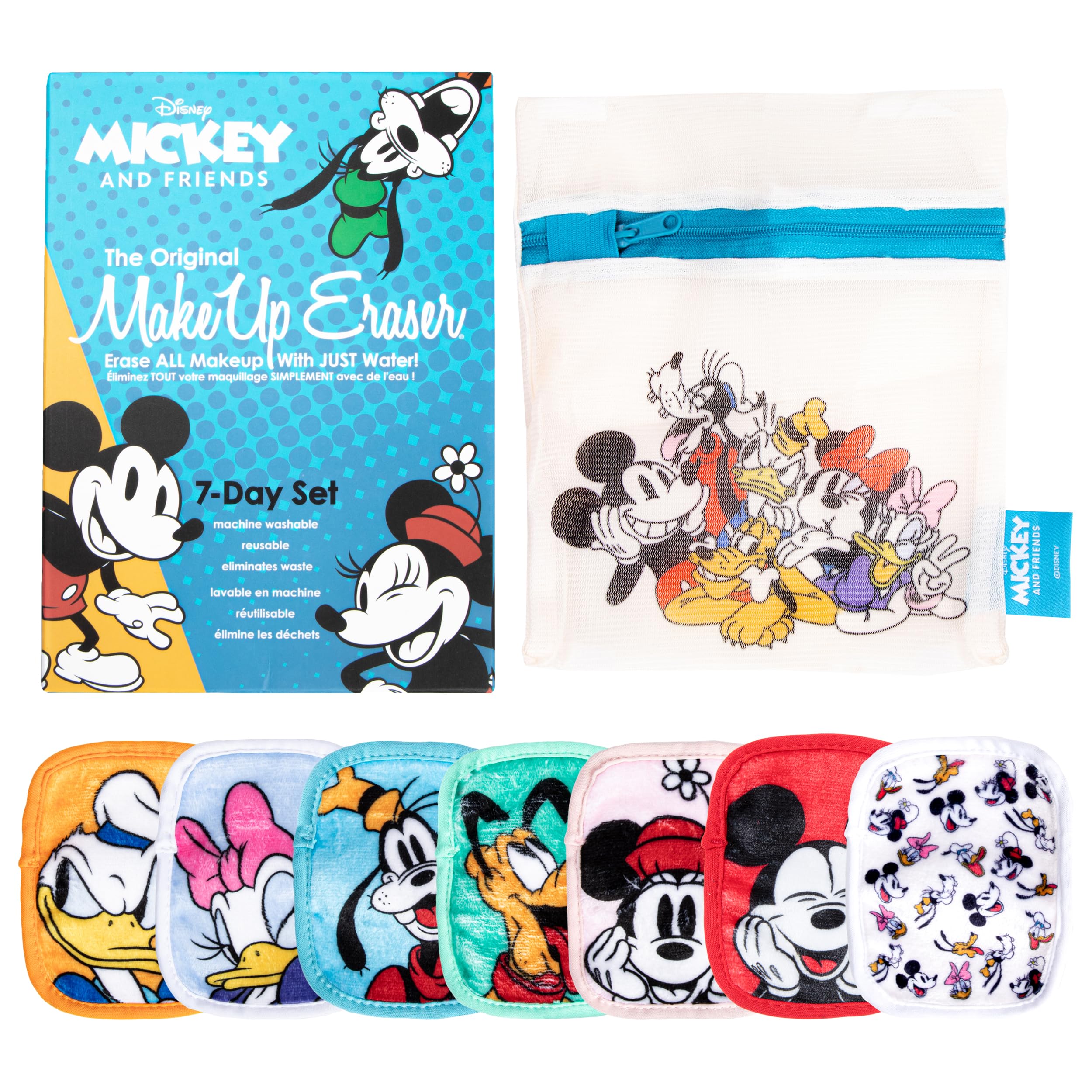 Borrador De Maquillaje The Original Set De 7 Días Mickey & Friends, 7 Unidades - Venta Internacional.