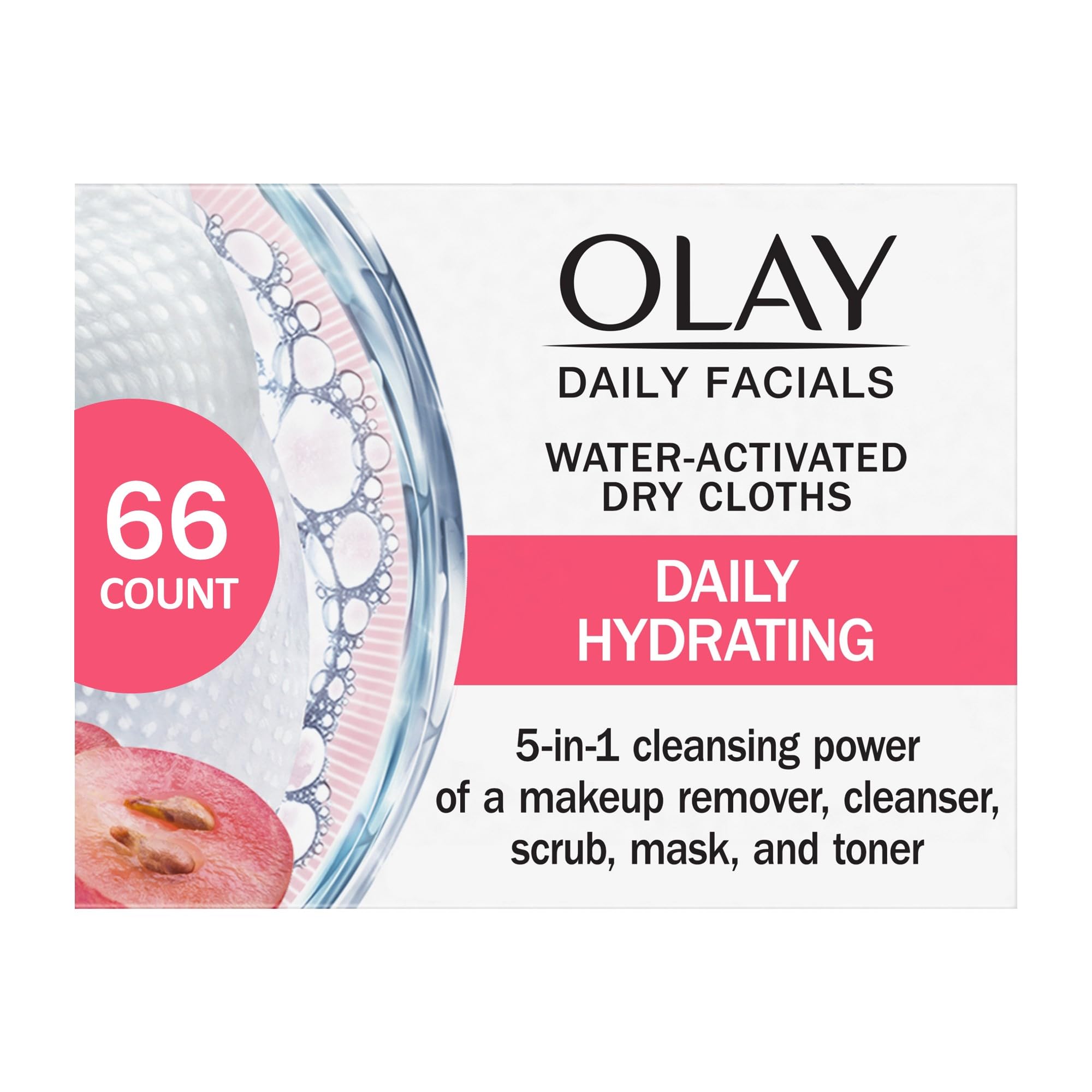 Foto 2 pulgar | Toallitas Limpiadoras Faciales Olay Daily Facials 5 En 1, 66 Unidades - Venta Internacional.