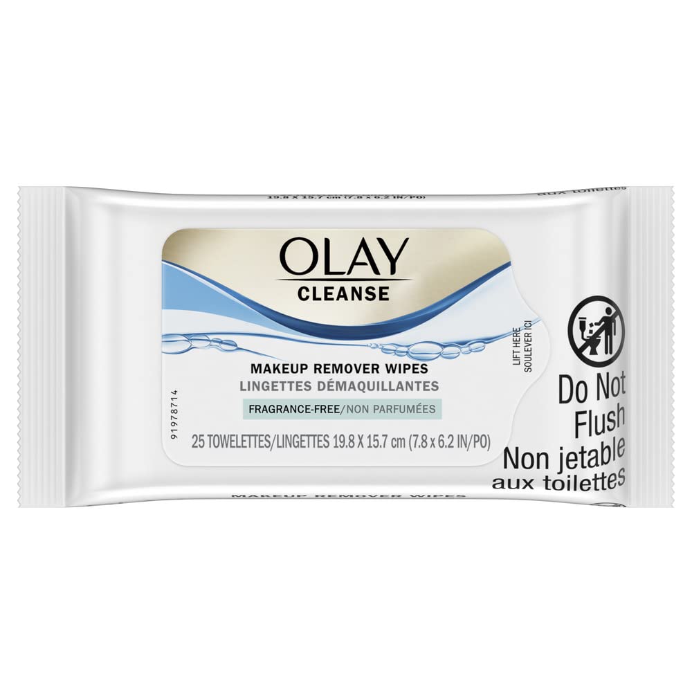 Foto 2 pulgar | Toallitas Desmaquillantes Olay Cleanse, Sin Fragancia, 25 Unidades - Venta Internacional.