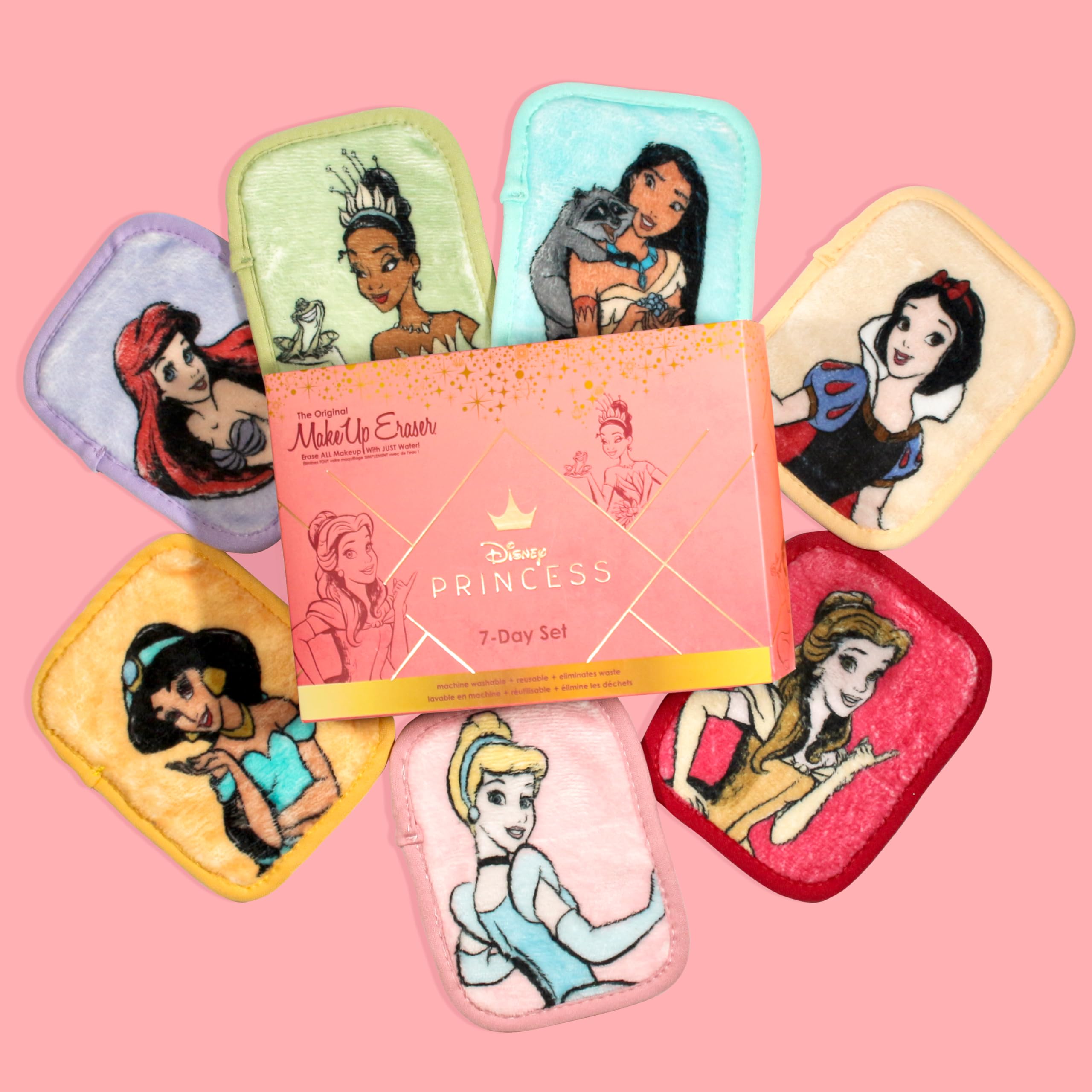 Foto 4 pulgar | Set De Borradores De Maquillaje Para 7 Días Ultimate Disney Princess, 7 Unidades - Venta Internacional.