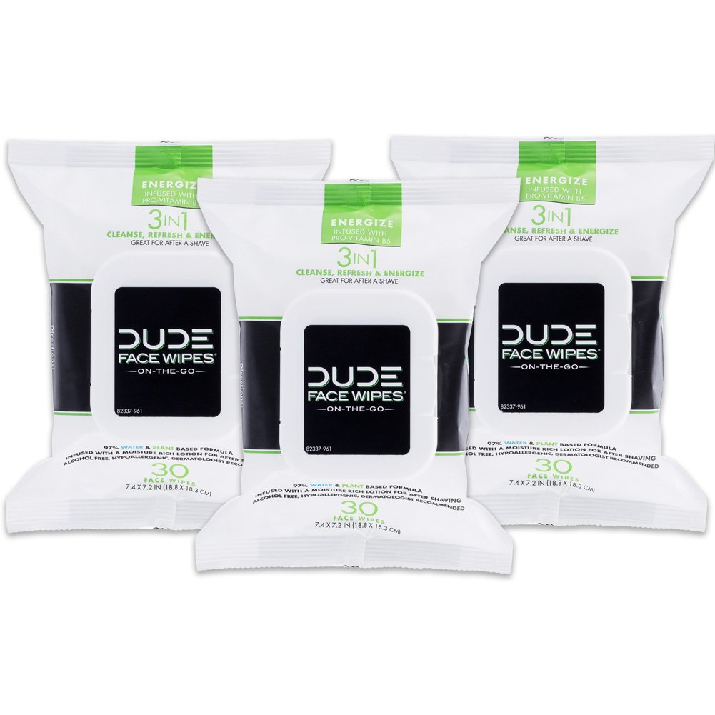 Foto 2 pulgar | Toallitas Limpiadoras Dude Wipes, Paquete De 3, 90 Toallitas Sin Alcohol - Venta Internacional.