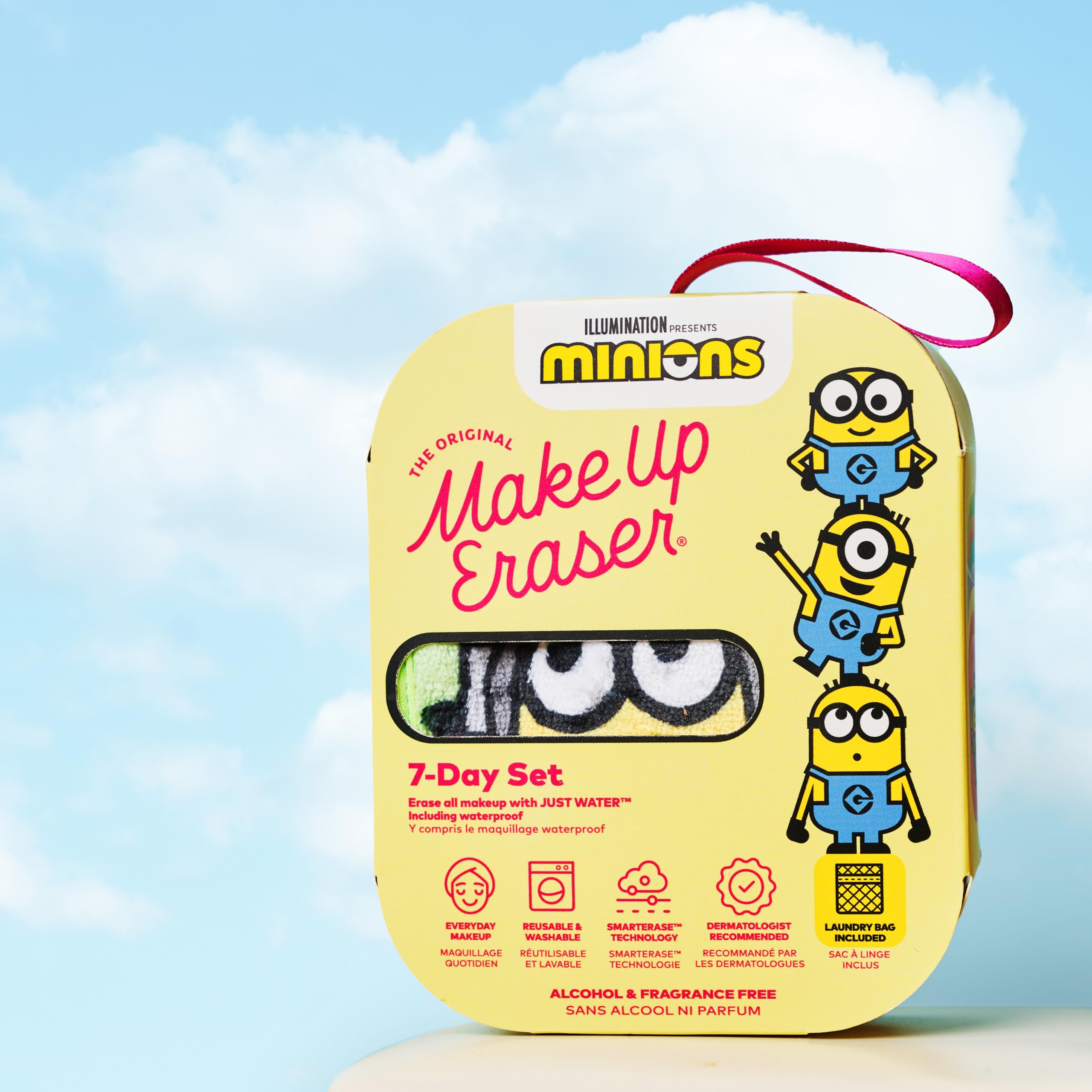 Foto 6 pulgar | Set De Borrado Original De Maquillaje Para 7 Días Con Minions De Agua - Venta Internacional.