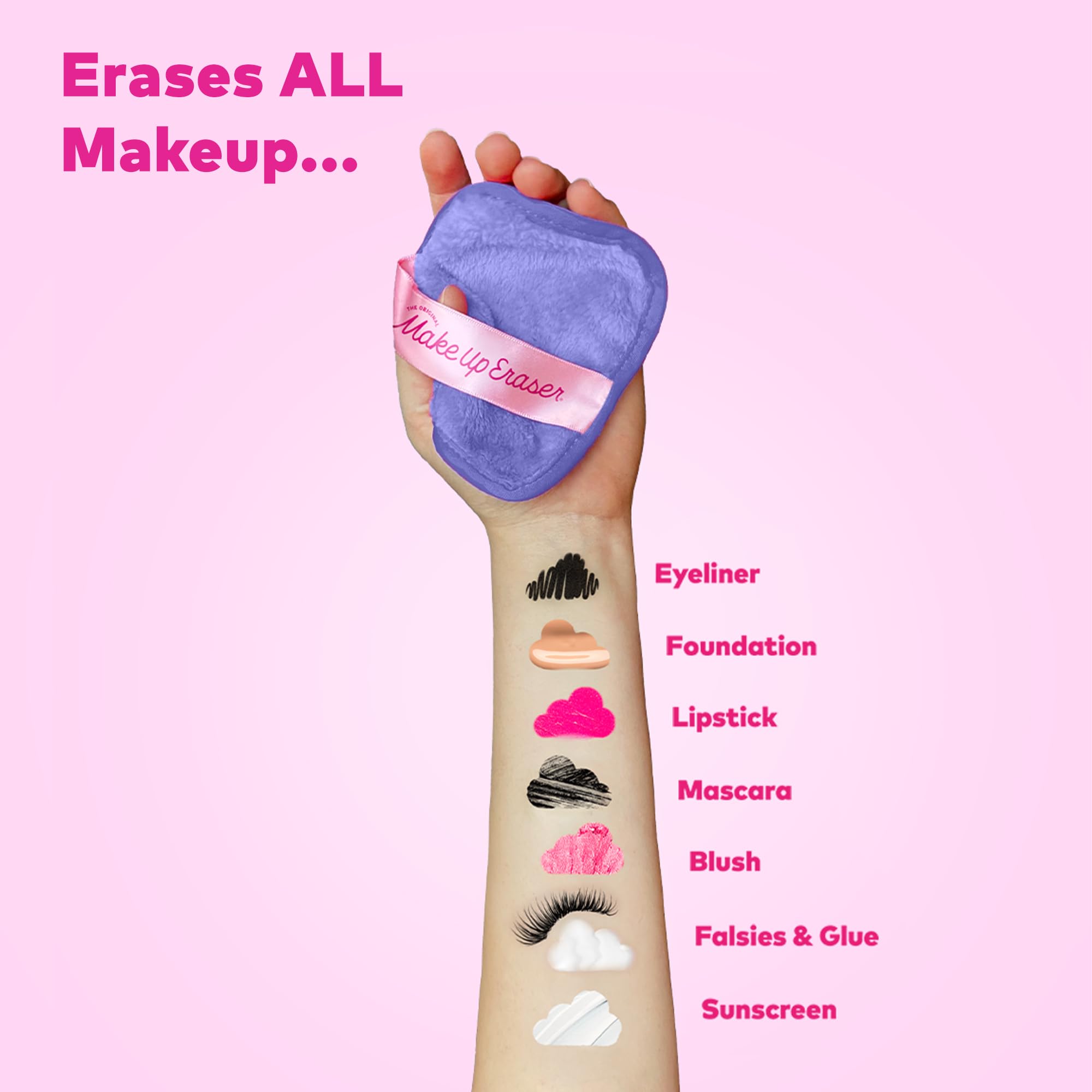 Foto 3 pulgar | Set De Borradores De Maquillaje De 7 Días Que Borra Todo El Maquillaje Con Solo Agua - Venta Internacional.