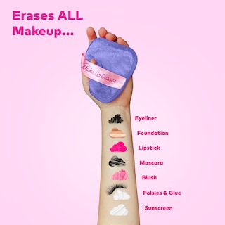 Foto 2 | Set De Borradores De Maquillaje De 7 Días Que Borra Todo El Maquillaje Con Solo Agua - Venta Internacional.