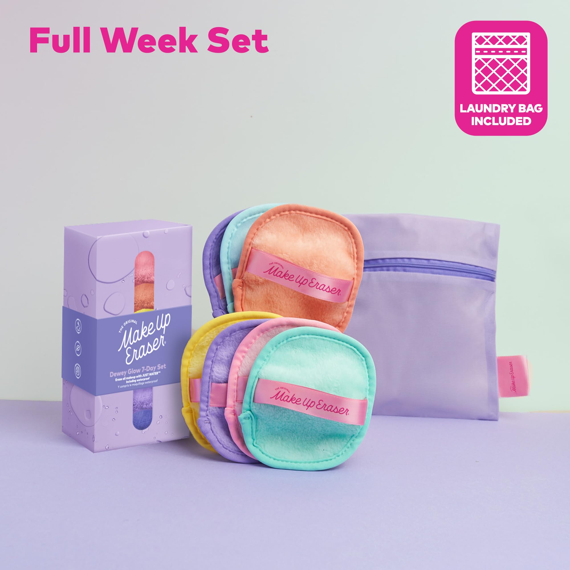 Foto 5 pulgar | Set De Borradores De Maquillaje De 7 Días Que Borra Todo El Maquillaje Con Solo Agua - Venta Internacional.