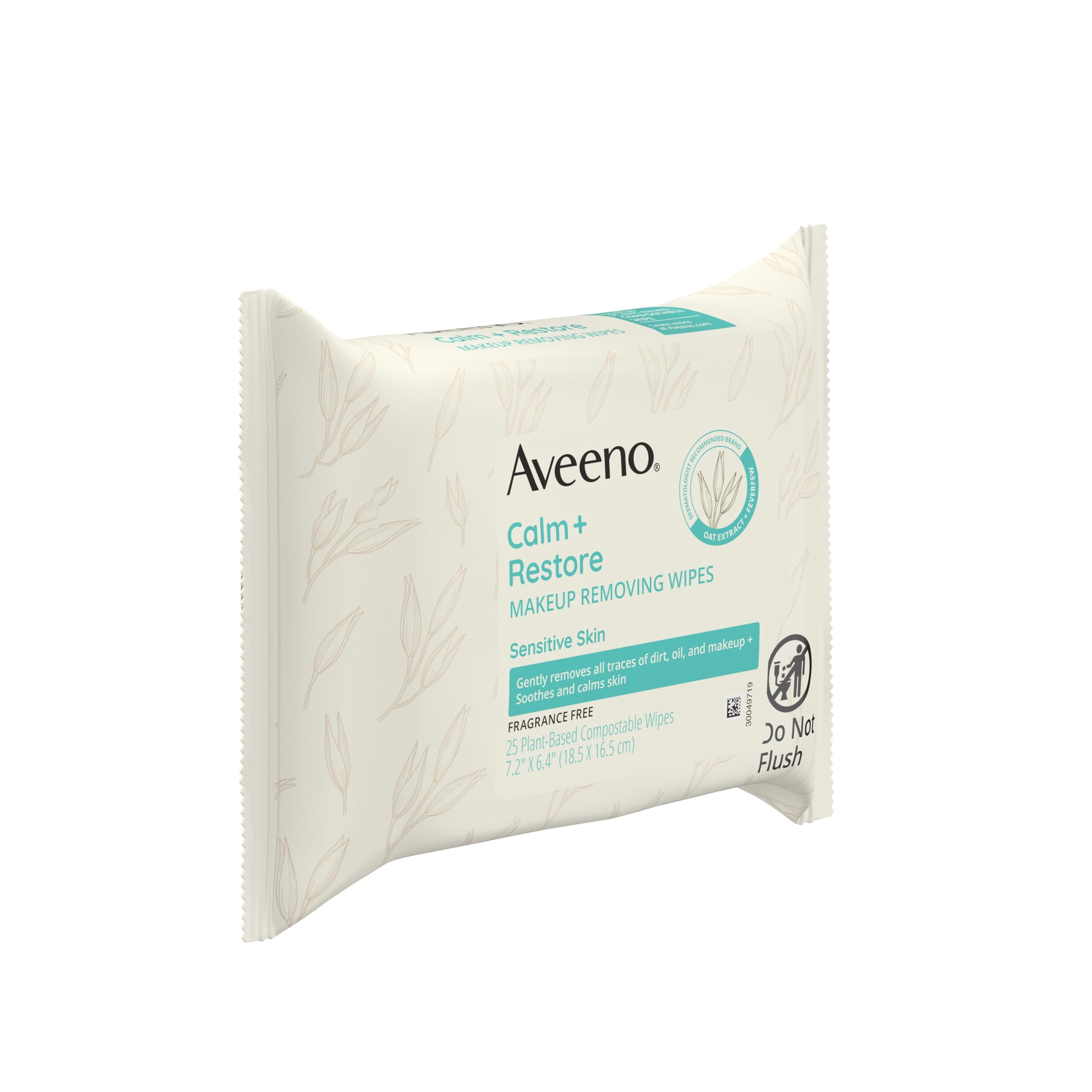 Foto 7 | Toallitas Desmaquillantes Aveeno Calm + Restore, 25 Unidades - Venta Internacional.