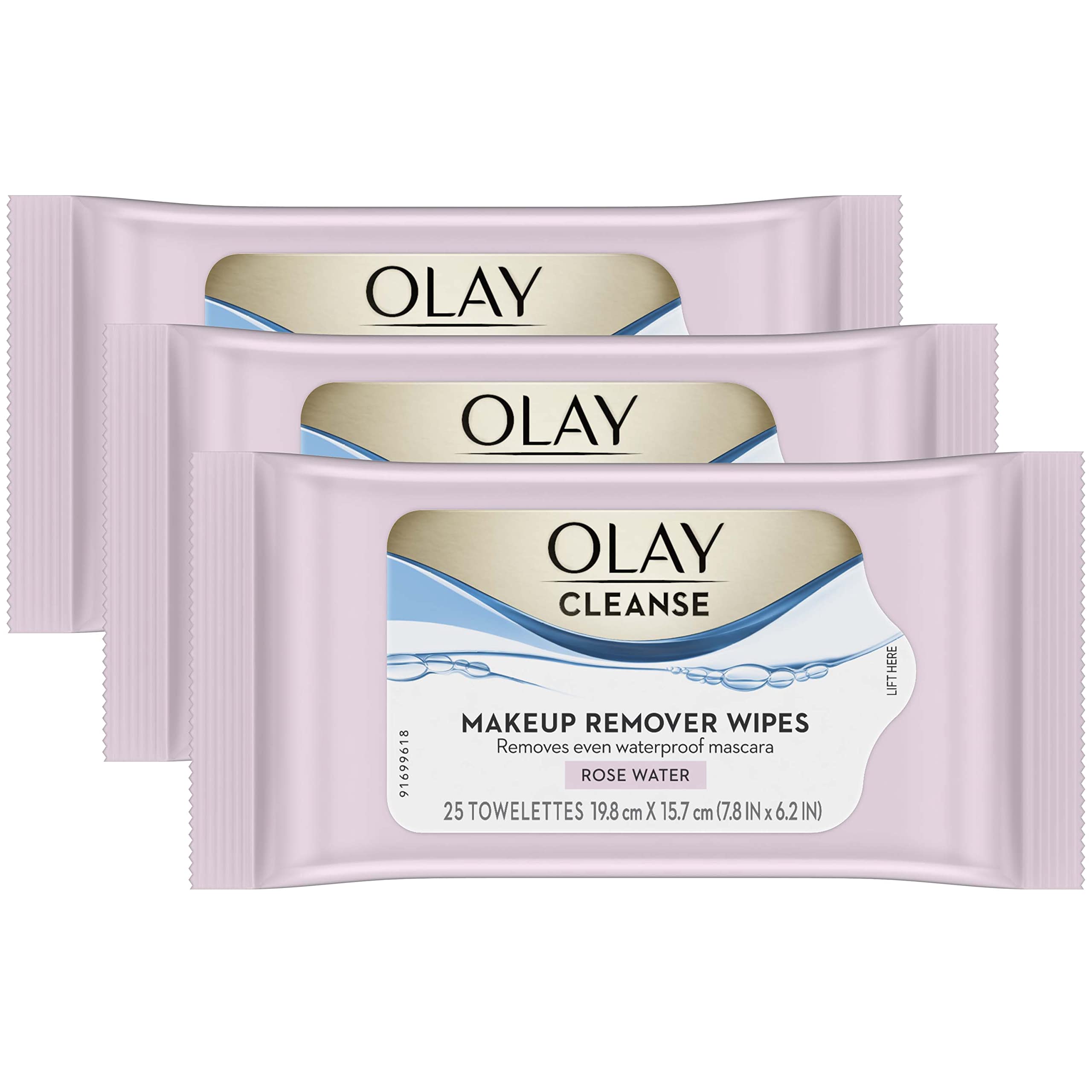 Foto 2 pulgar | Toallitas Limpiadoras Desmaquillantes Olay Cleanse Rose 25x3 - Venta Internacional.