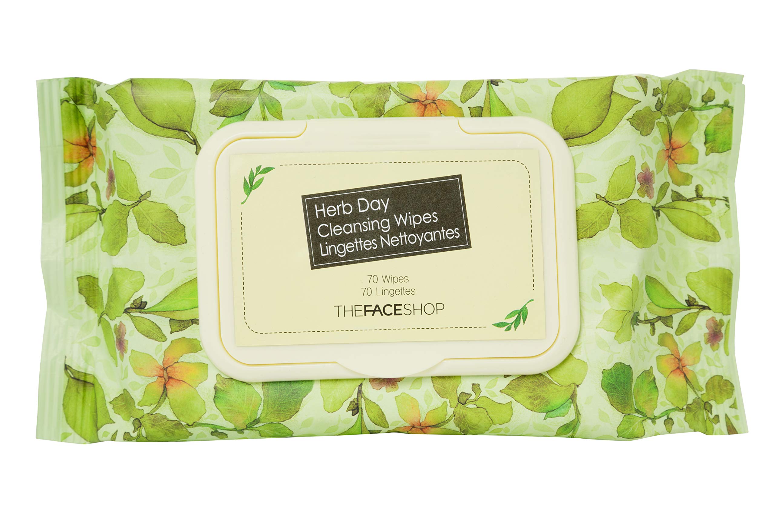 Toallitas Limpiadoras The Face Shop Herb Day 365 Con Rosemary 70s - Venta Internacional.