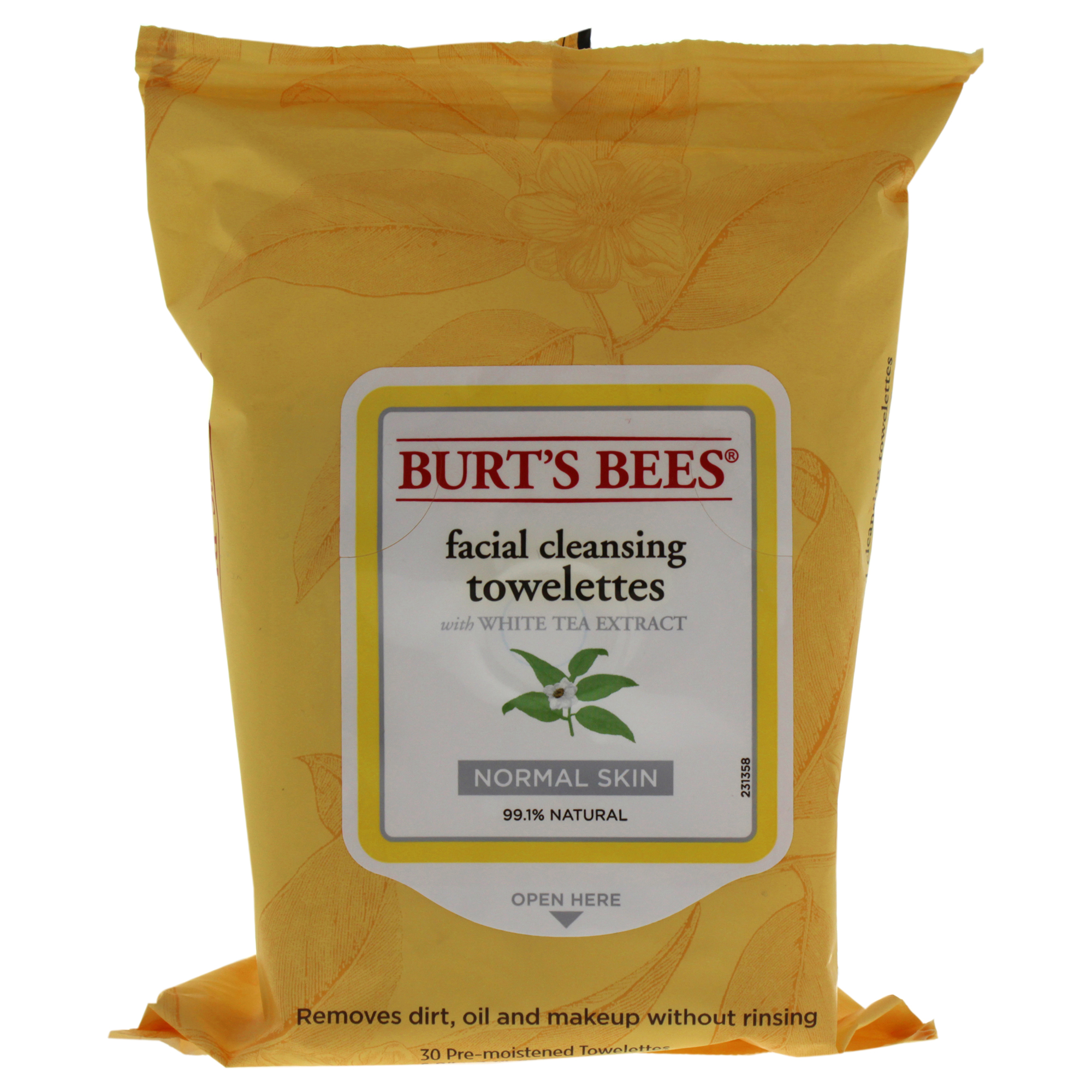 Toallitas Limpiadoras Faciales Burts Bees Con Extracto De Té Blanco - Venta Internacional.