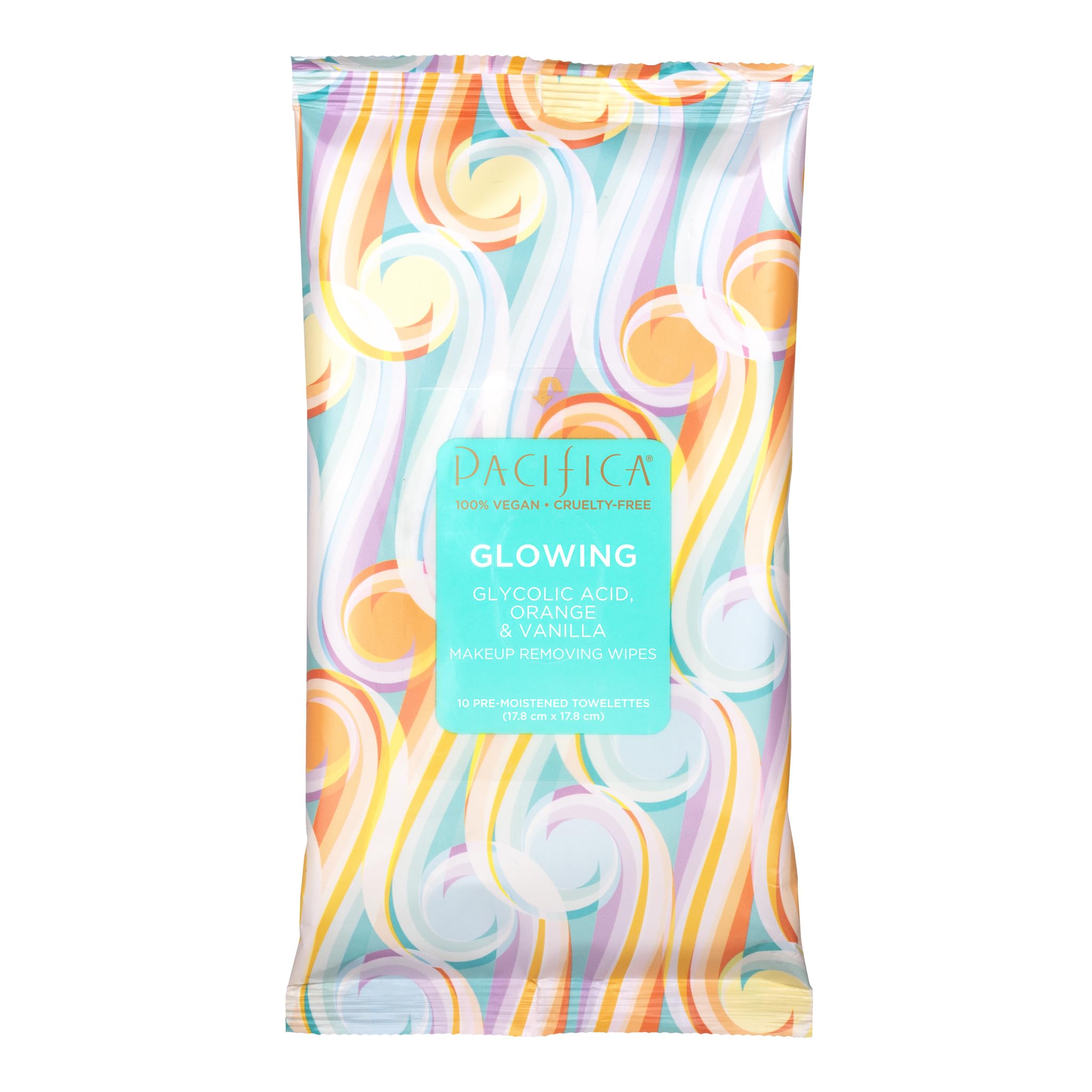 Toallitas Desmaquillantes Pacifica Beauty Glowing Glicólico Acid - Venta Internacional.