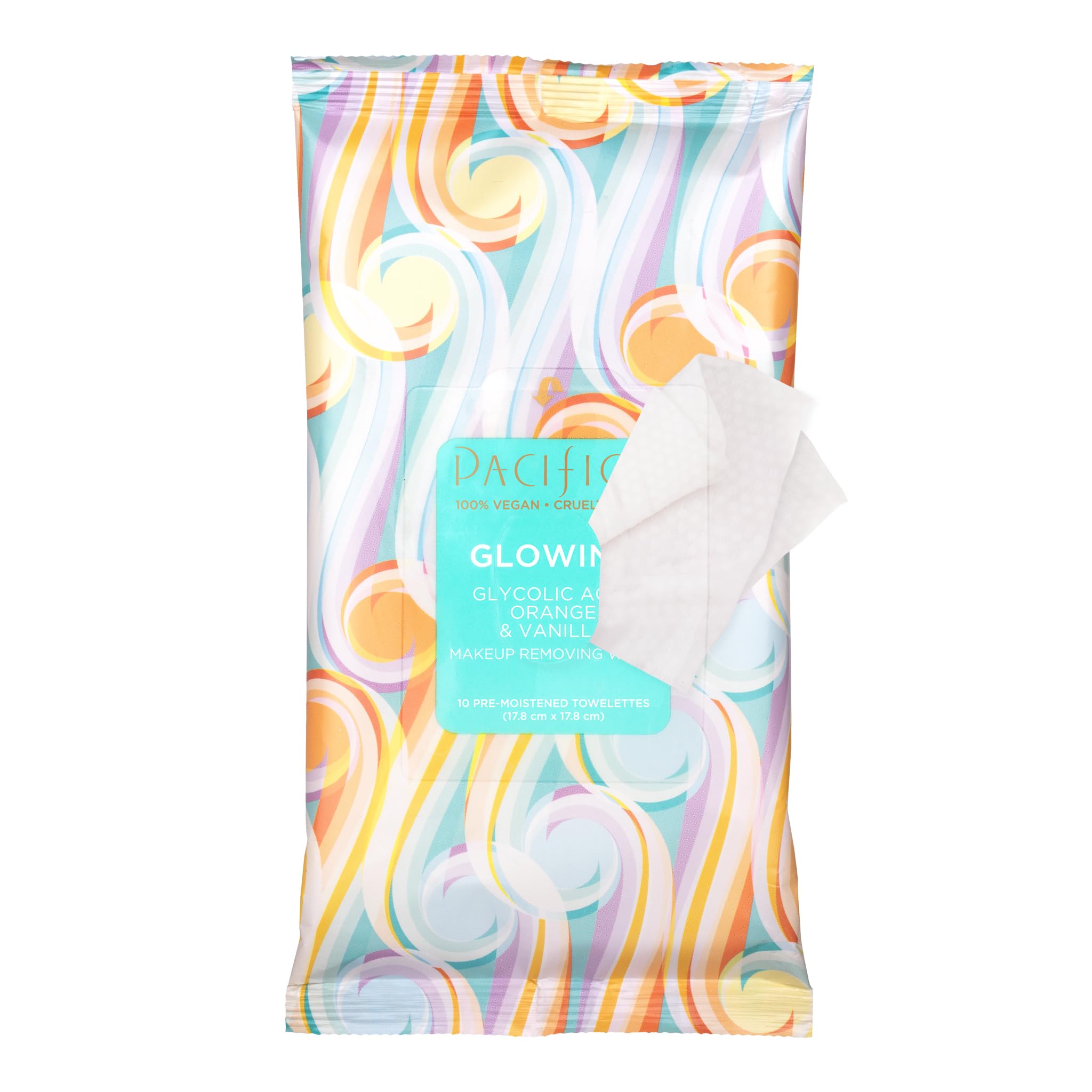 Foto 3 pulgar | Toallitas Desmaquillantes Pacifica Beauty Glowing Glicólico Acid - Venta Internacional.