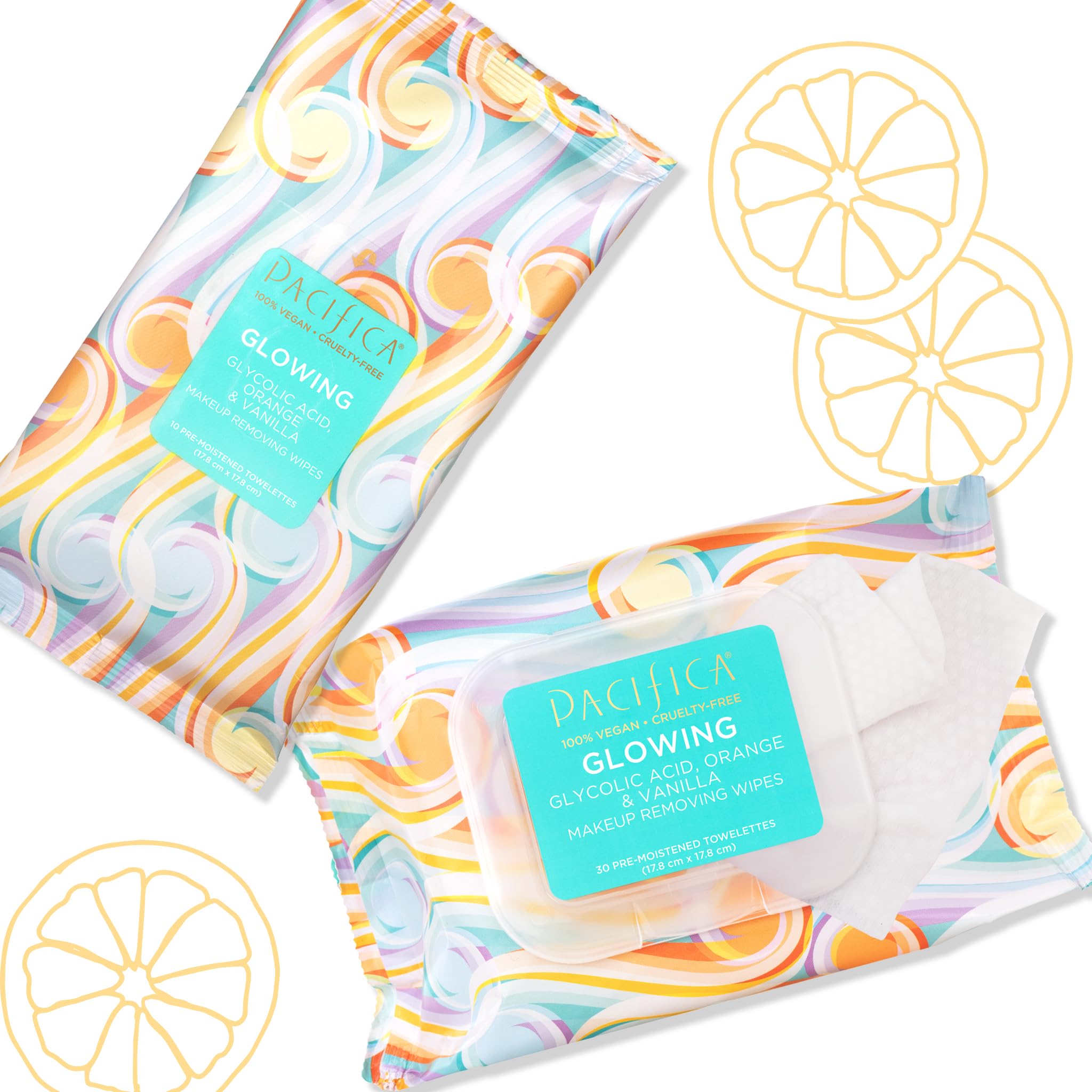 Foto 6 | Toallitas Desmaquillantes Pacifica Beauty Glowing Glicólico Acid - Venta Internacional.