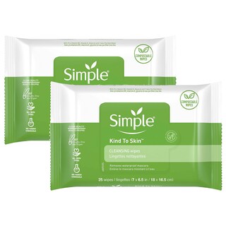 Foto 1 | Toallitas Faciales, Desmaquillantes Suaves, Sencillas Y Respetuosas Con La Piel, 25 Unidades - Venta Internacional.