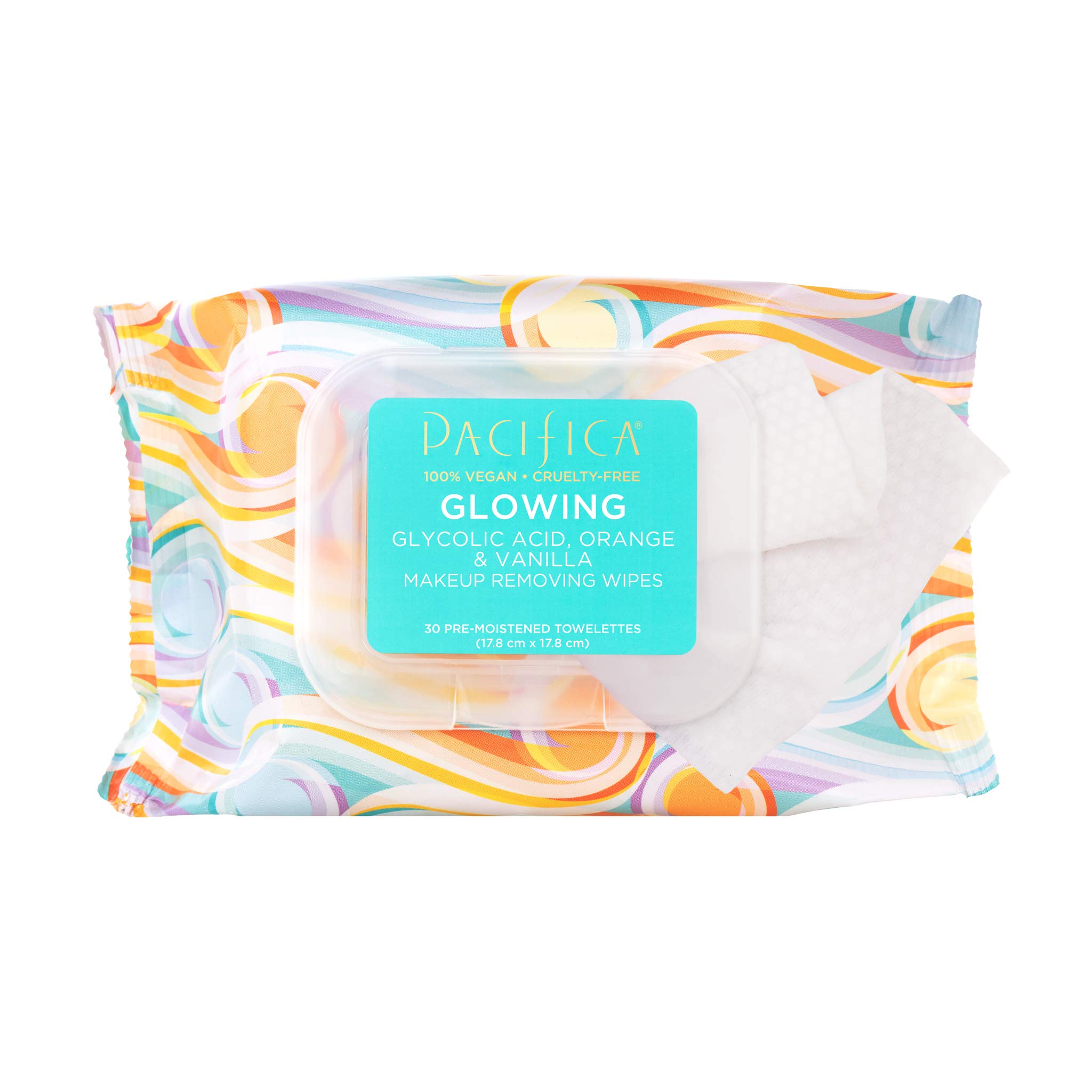 Foto 4 | Toallitas Desmaquillantes Pacifica Beauty Glowing Con Ácido Glicólico - Venta Internacional.