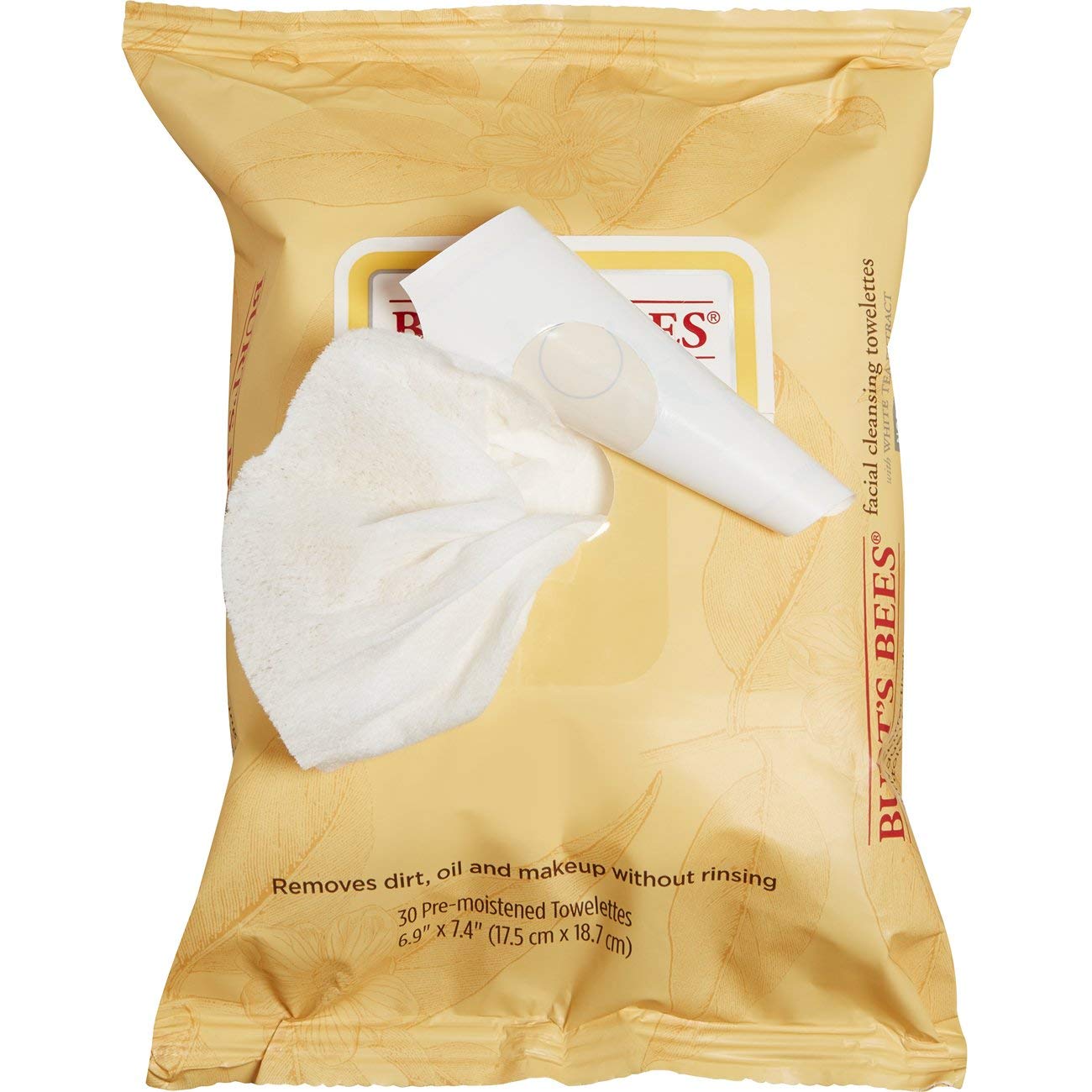 Foto 4 pulgar | Toallitas Limpiadoras Faciales Burt's Bees White Tea X30 - Venta Internacional.