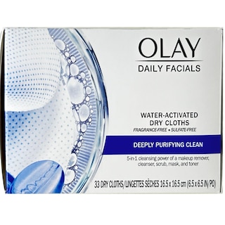 Foto 4 | Paños Limpiadores Faciales Olay Daily Deeply Clean 2 En 1, 33 Unidades X 4 - Venta Internacional.