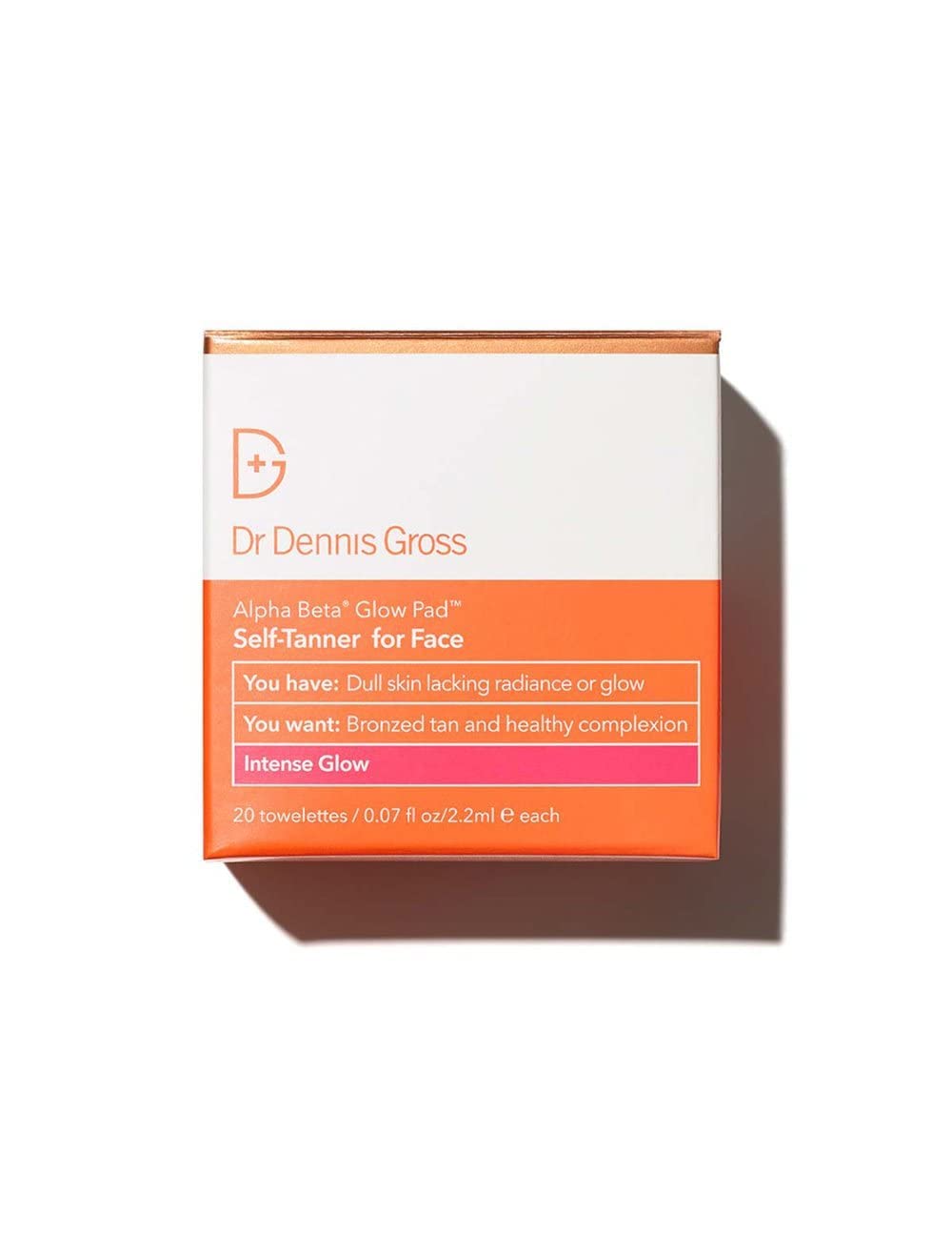 Toallita Autobronceadora Dr. Dennis Gross Alpha Beta Glow Pad - Venta Internacional.