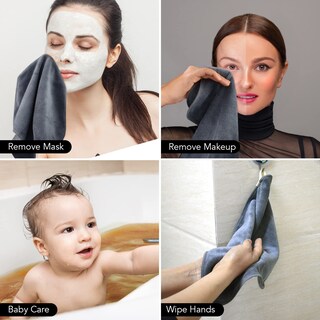Foto 7 | Toallita Facial Sinland Microfibra Secado Rápido 30 X 30 Cm - Venta Internacional