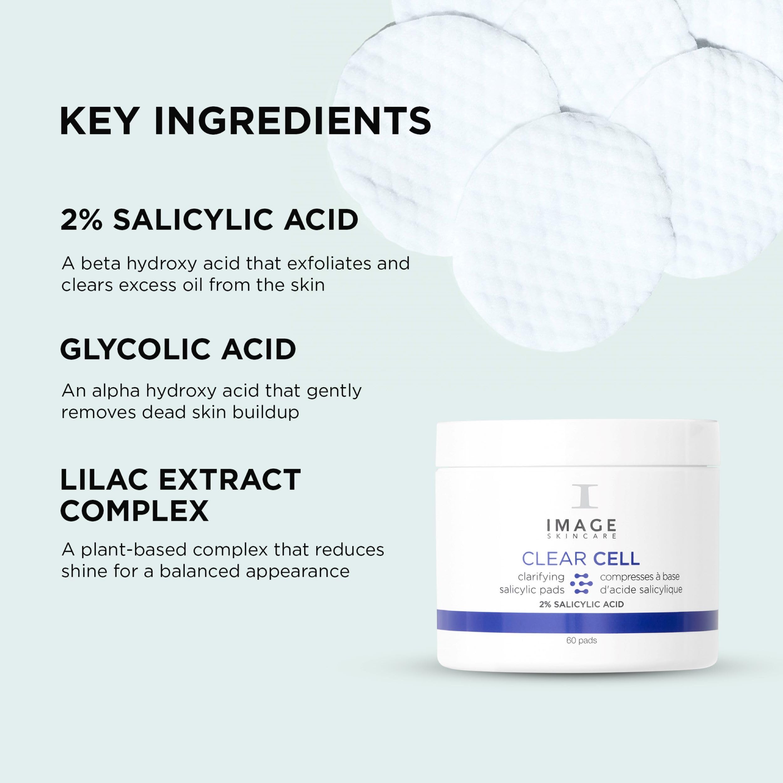 Foto 6 pulgar | Toallitas Exfoliantes Image Skincare Clear Cell Salicylic 60 Pad - Venta Internacional.