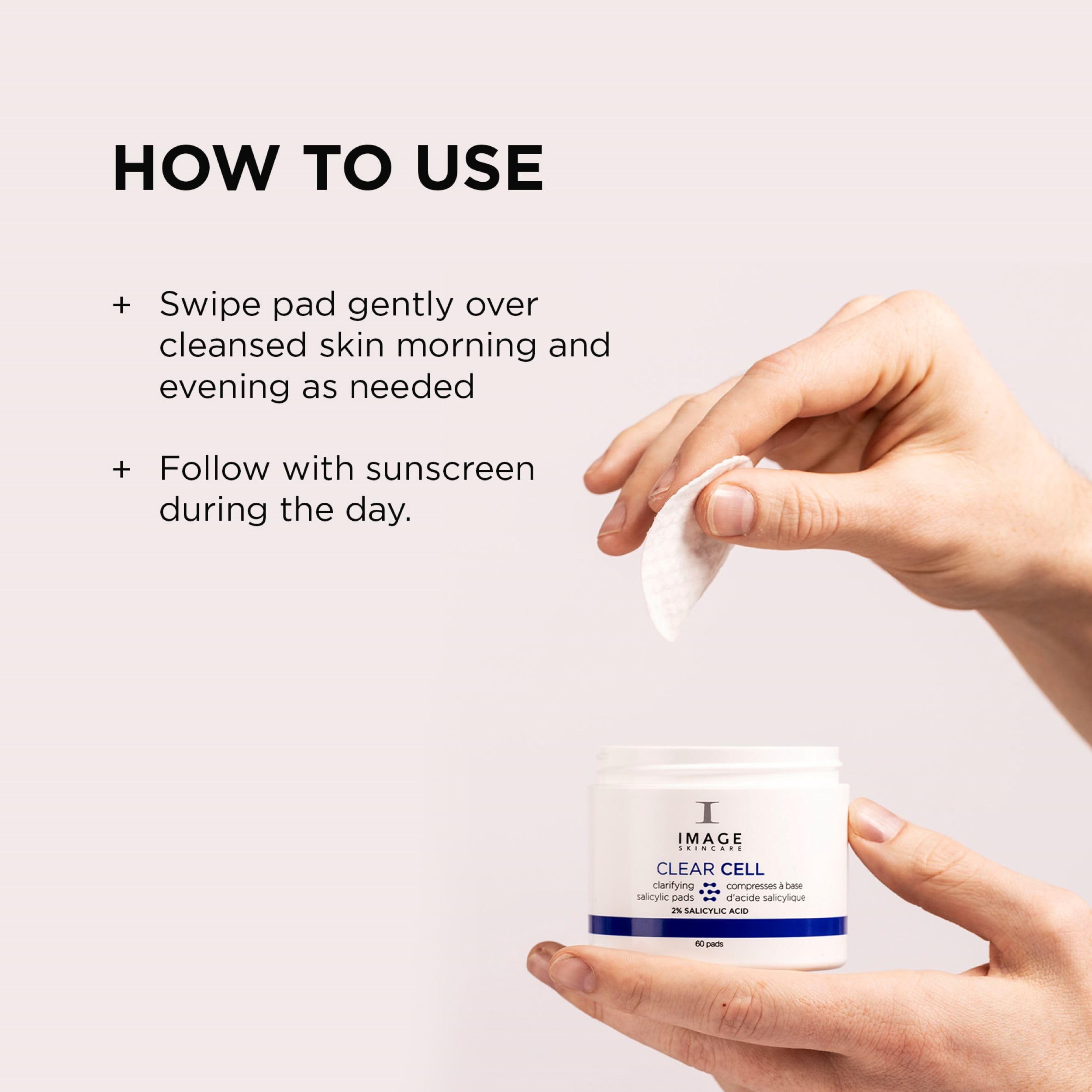 Foto 7 pulgar | Toallitas Exfoliantes Image Skincare Clear Cell Salicylic 60 Pad - Venta Internacional.