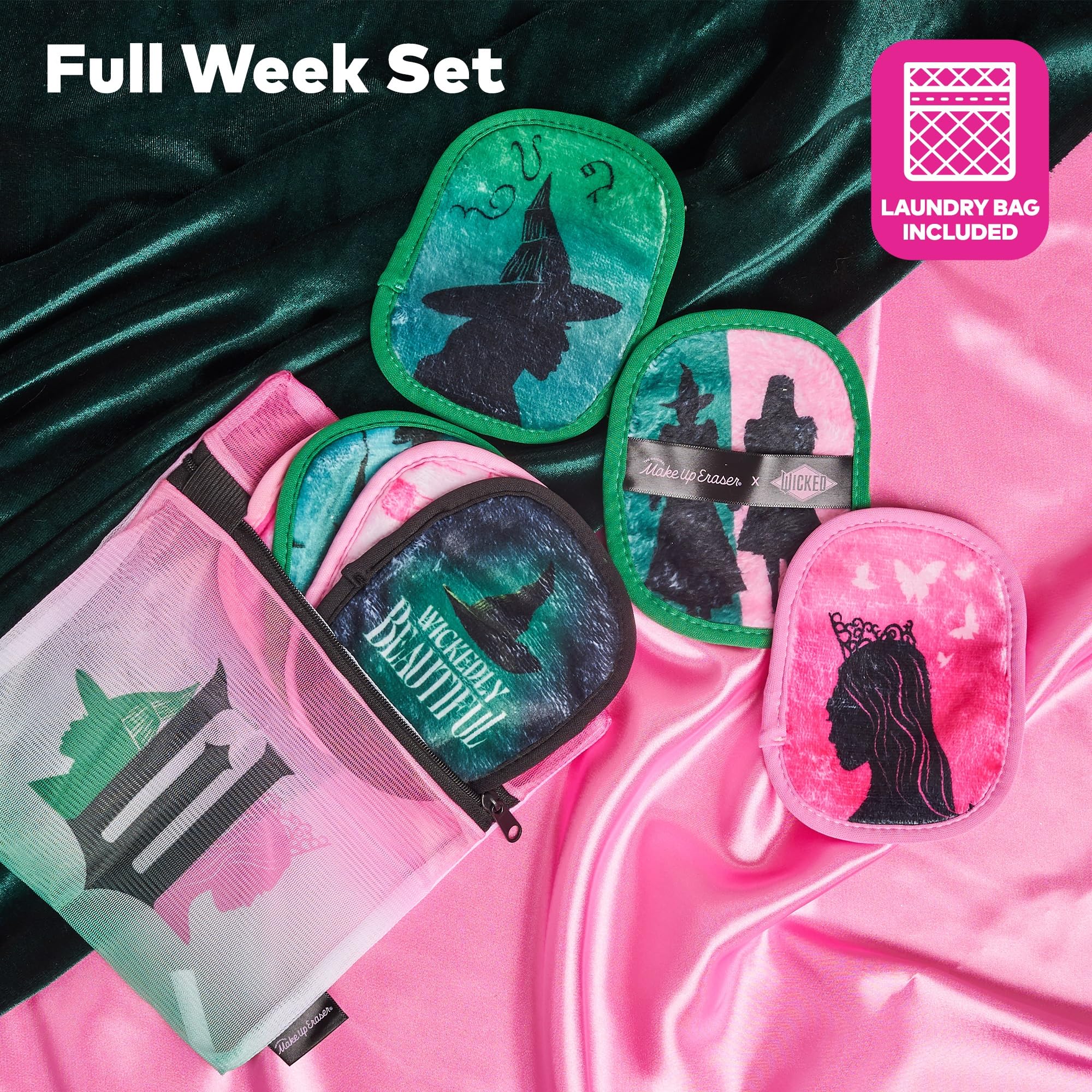 Foto 8 pulgar | Set De Borradores De Maquillaje Para 7 Días Wicked, Borrador De Maquillaje Con Agua, 7 Unidades - Venta Internacional.