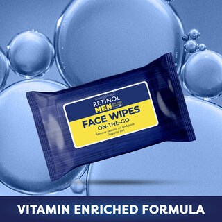 Foto 6 | Toallitas Húmedas Con Retinol Para Hombre, Envueltas Individualmente Con Agua Micelar - Venta Internacional.