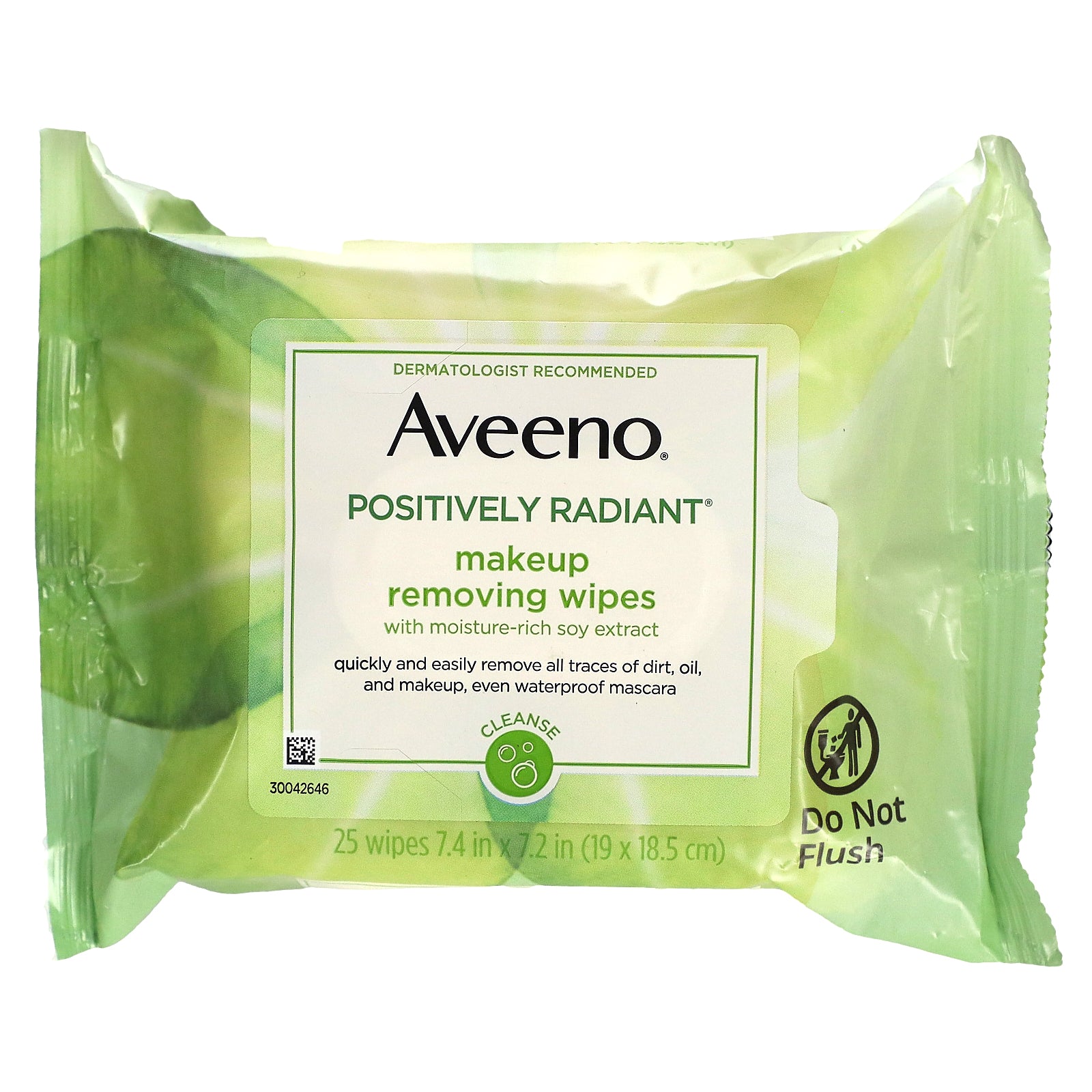 Foto 2 pulgar | Toallitas Desmaquillantes Aveeno Positively Radiant 25 Toallitas - Venta Internacional.