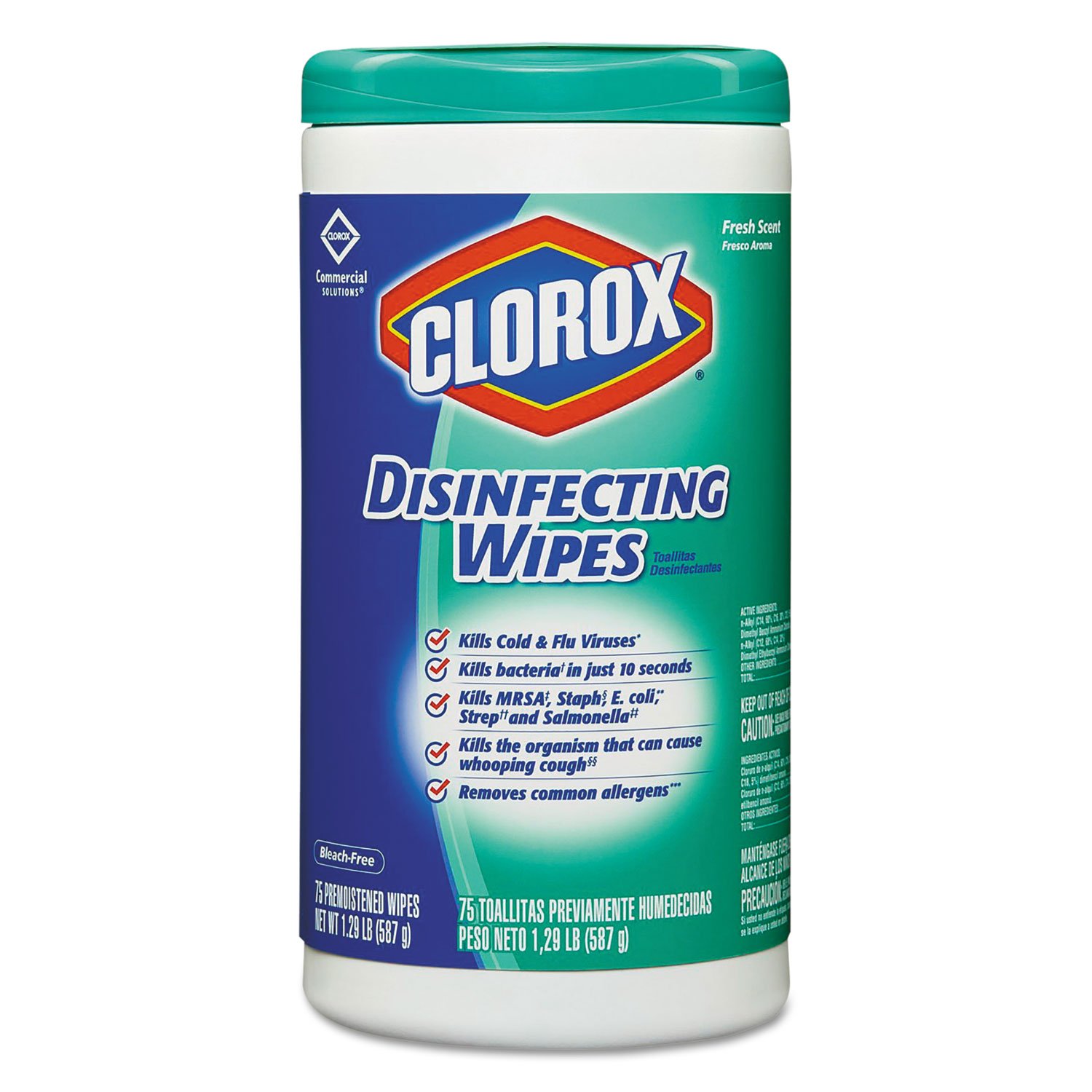 Foto 2 pulgar | Toallitas Desinfectantes Clorox Fresh Scent 75 Toallitas/bote De 6 Cajas - Venta Internacional.