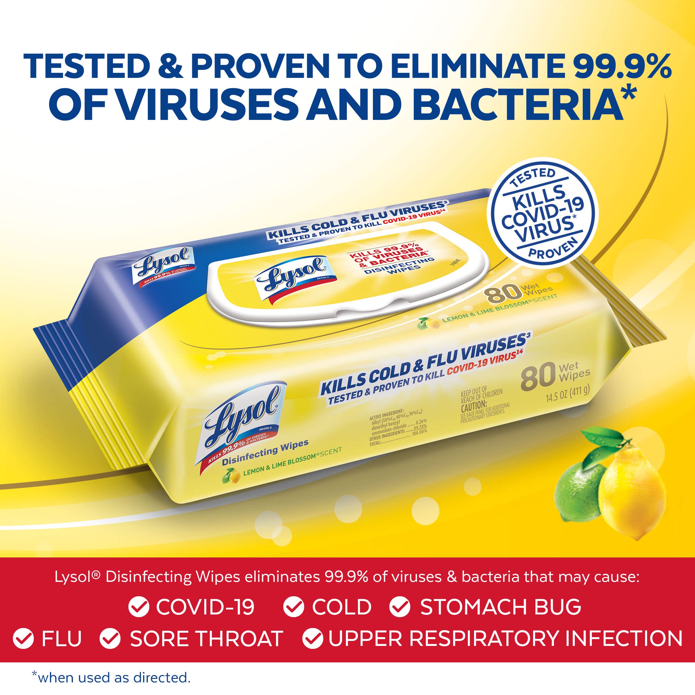 Foto 3 pulgar | Toallitas Desinfectantes Lysol Handi-pack Brighter Horizon 320 Unidades X 4 - Venta Internacional.