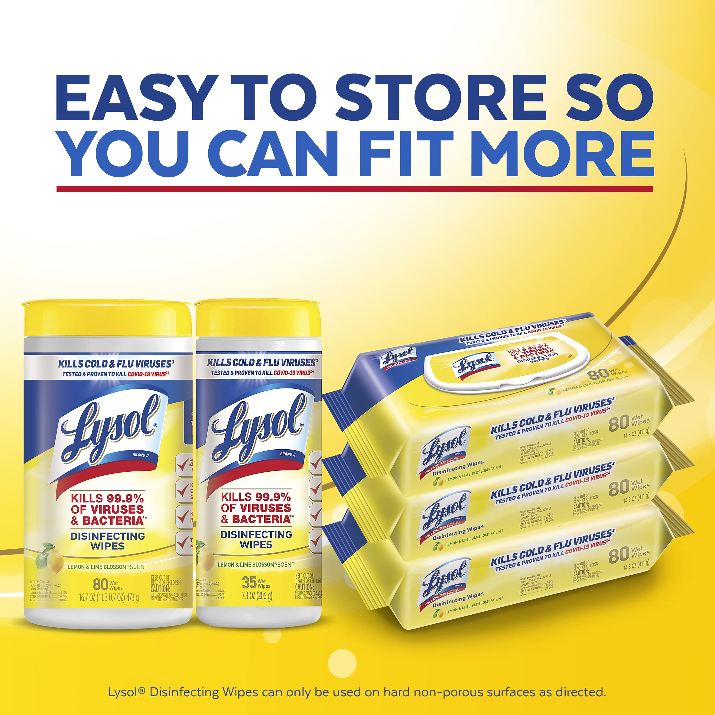 Foto 4 | Toallitas Desinfectantes Lysol Handi-pack Brighter Horizon 320 Unidades X 4 - Venta Internacional.