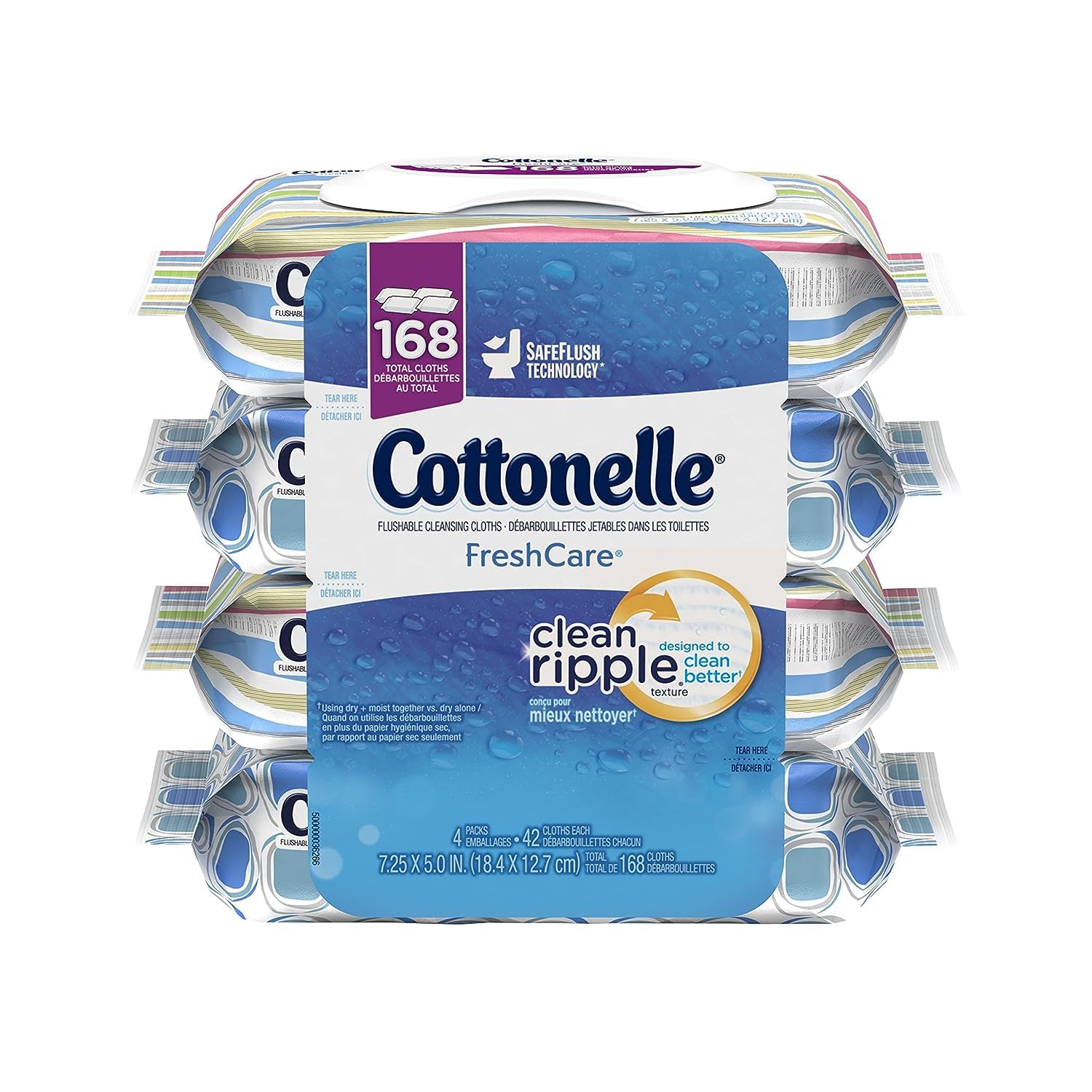 Foto 2 pulgar | Paños Limpiadores Desechables Cottonelle Fresh Care X4  42 Hojas - Venta Internacional.
