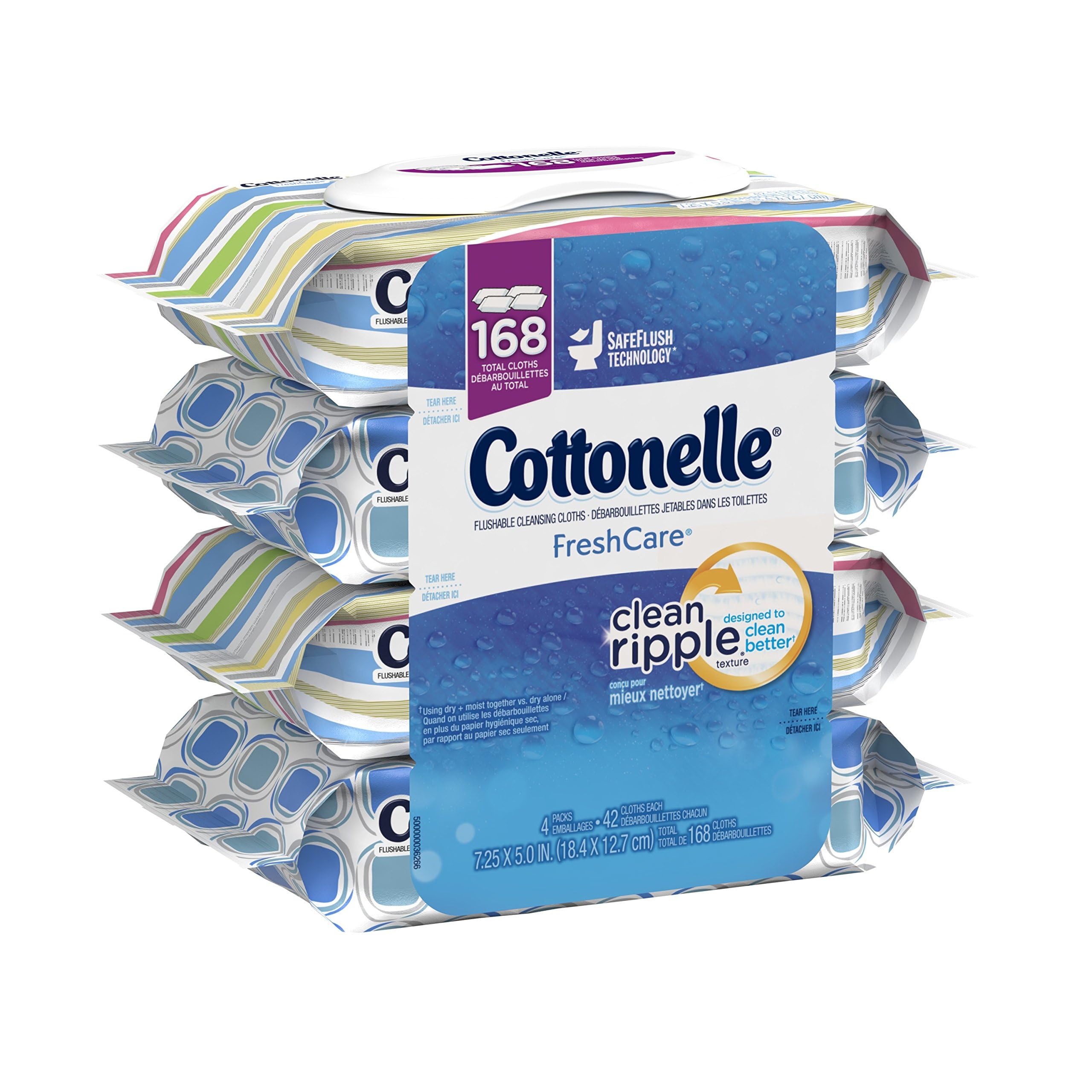 Foto 3 pulgar | Paños Limpiadores Desechables Cottonelle Fresh Care X4  42 Hojas - Venta Internacional.