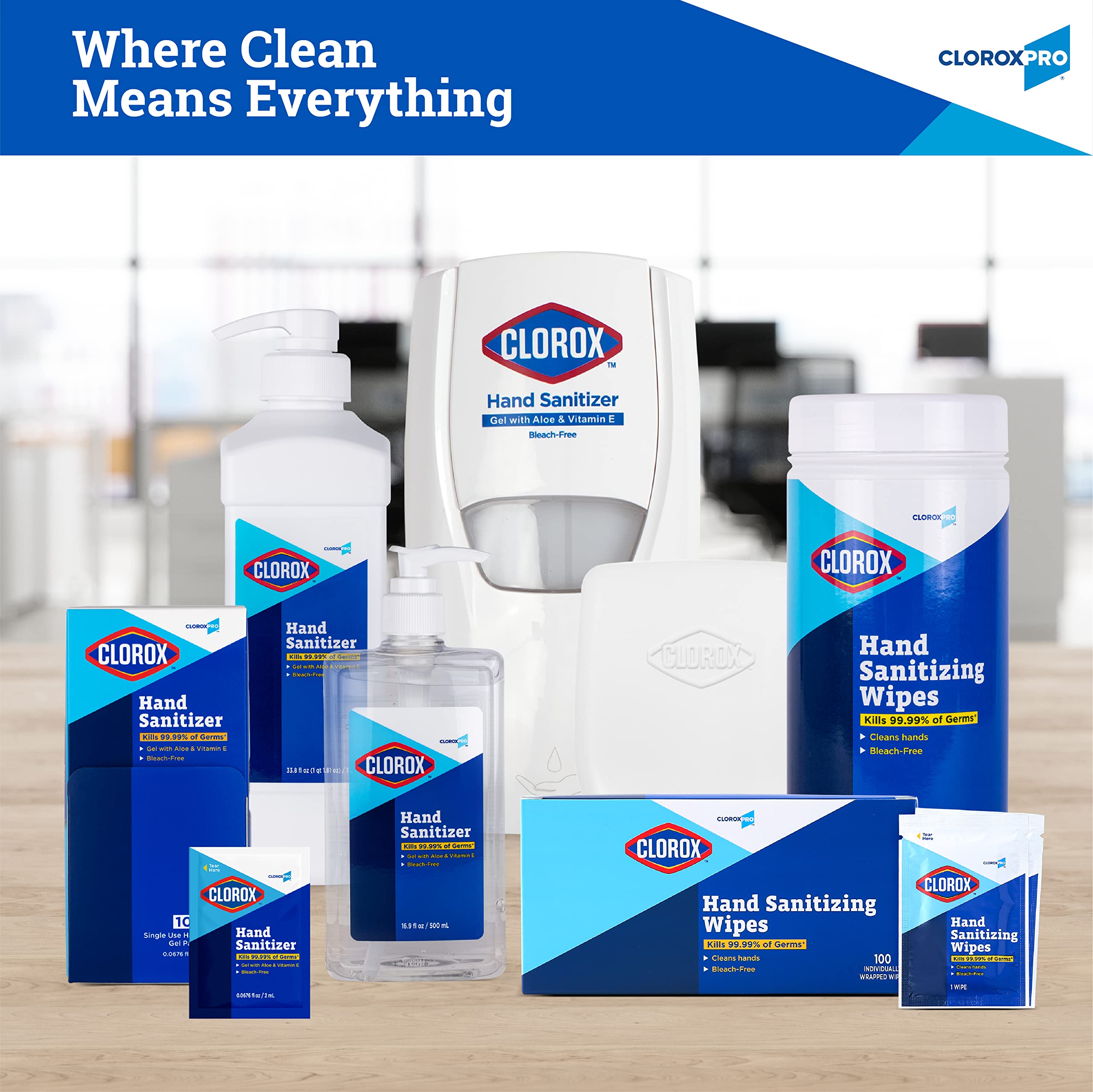 Foto 5 | Toallitas Para Manos Clorox Pro 270 Sin Alcohol Con Recipiente Resellable Bzk - Venta Internacional.
