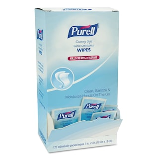 Foto 1 | Toallitas Desinfectantes Para Manos Purell Cottony Soft 120/caja - Venta Internacional.