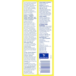 Foto 5 | Toallitas Desinfectantes Lysol Lemon Lime Blossom 500 Ml 80 Toallitas - Venta Internacional.