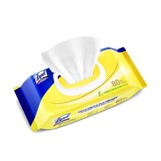 Foto 2 | Toallitas Desinfectantes Lysol Lemon & Lime Blossom 80 Unidades - Venta Internacional.