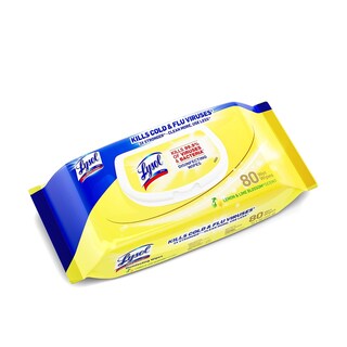 Foto 4 | Toallitas Desinfectantes Lysol Lemon & Lime Blossom 80 Unidades - Venta Internacional.