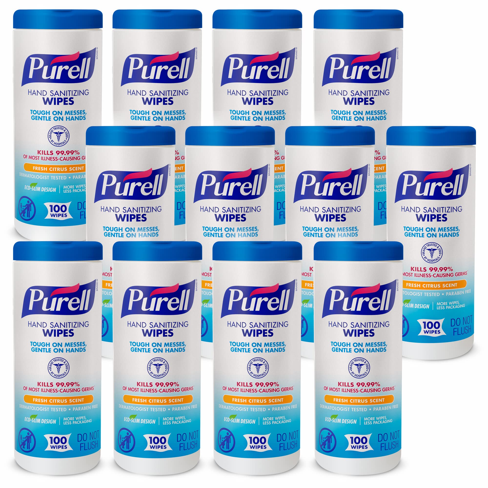 Foto 2 pulgar | Toallitas Desinfectantes Para Manos Purell Sin Alcohol  100 Unidades  Paquete De 12 - Venta Internacional.