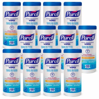 Foto 1 | Toallitas Desinfectantes Para Manos Purell Sin Alcohol 100 Unidades Paquete De 12 - Venta Internacional.