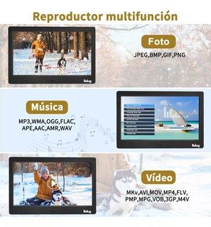 Foto 5 | Retratos Digitales Belug Marco Para Fotos Digitales Negro