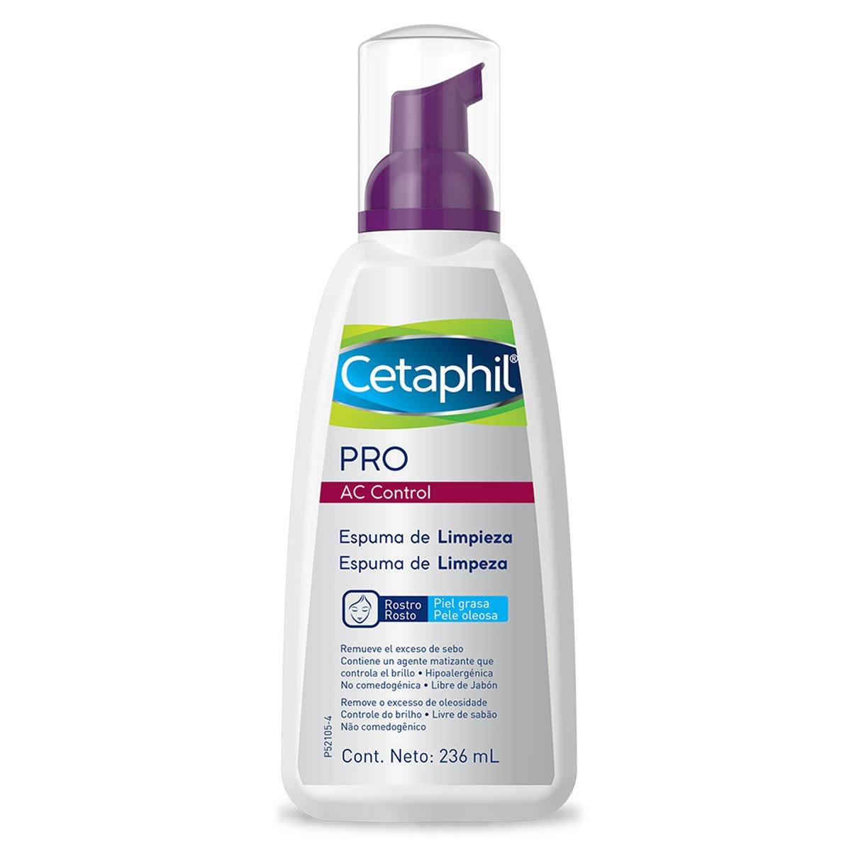 Foto 2 pulgar | Espuma de Limpieza Cetaphil Dermacontrol 236 ML