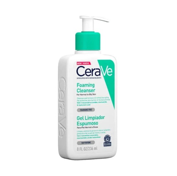 Foto 2 pulgar | Gel Limpiador Espumoso Cerave 236 ml