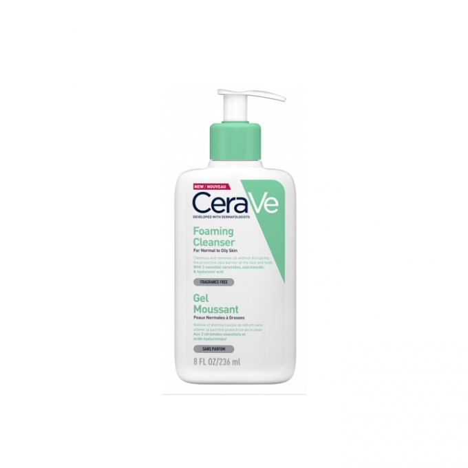 Foto 2 | Gel Limpiador Espumoso Cerave 236 ml