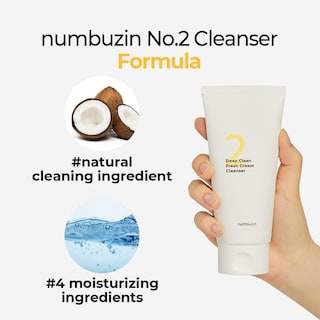 Foto 4 | Foam Cleanser Numbuzin No.2 Deep Clean Fresh Cream Cleanser - Venta Internacional.