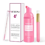 Champú Para Pestañas Veyes Inc Para Extensiones De Pestañas De 60 Ml Con Brocha - Venta Internacional.