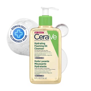Foto 1 | Limpiador De Aceite Cerave Hydrating 236 Ml Con 3 Ceramidas Esenciales - Venta Internacional.